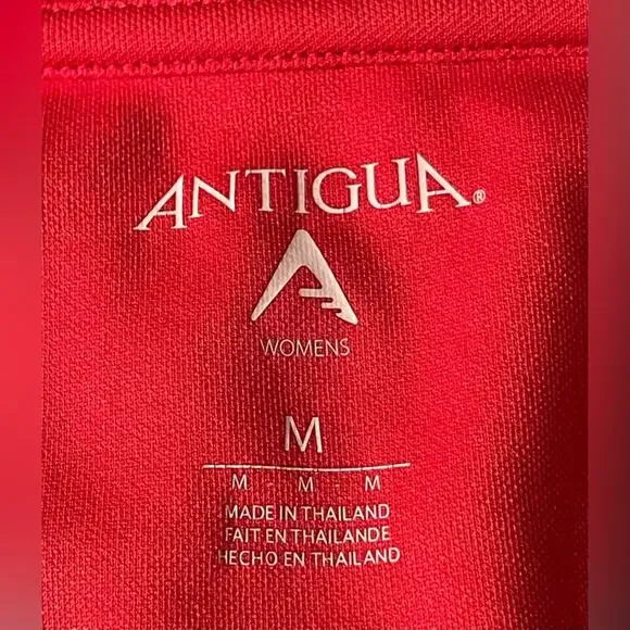 Antigua Women’s Vibrant Pink Sleeveless Polo Size Medium - Picture 5 of 5